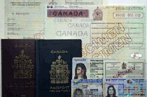 fraudulent travel documents
